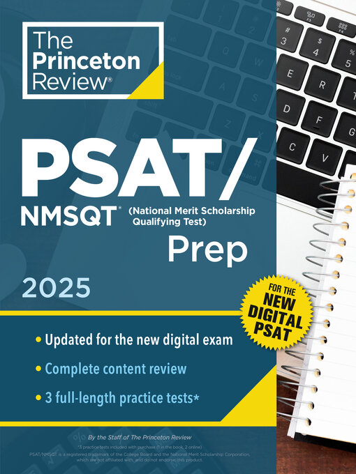 Title details for Princeton Review PSAT/NMSQT Prep, 2025 by The Princeton Review - Available